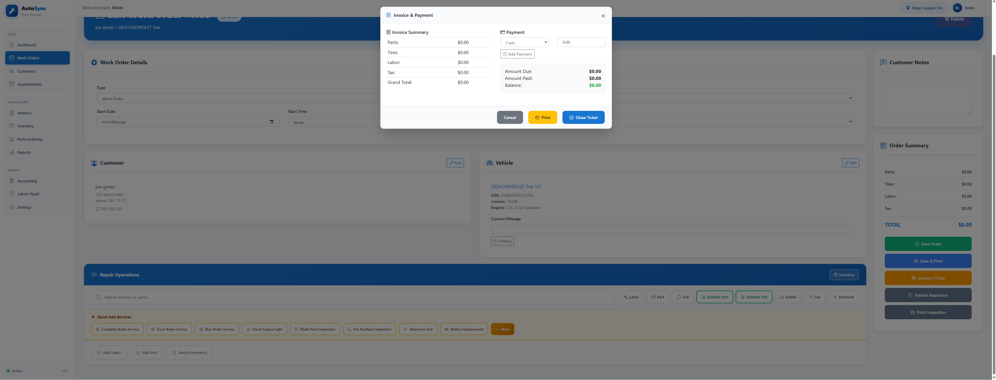 Invoicing & Payments